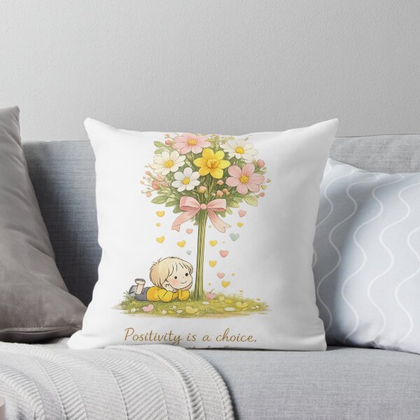Item preview, Positivity Choice Cute Floral Kid Art designed and sold by Reshmakhan.