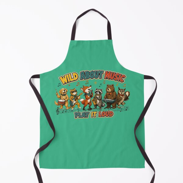 Item preview, Wild About Music – Funny Animal Band T-Shirt designed and sold by NinaCreator.