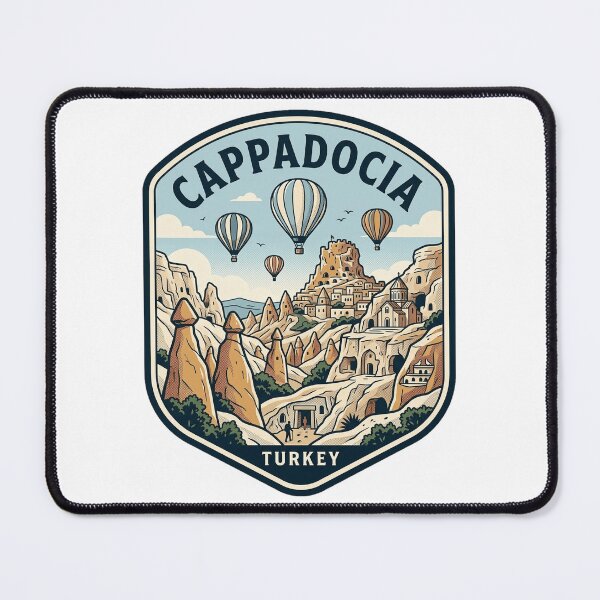 Item preview, Cappadocia Turkey Hot Air Balloon Travel Badge designed and sold by k3rstman1.