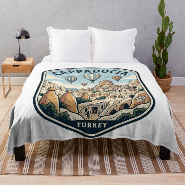 Item preview, Cappadocia Turkey Hot Air Balloon Travel Badge designed and sold by k3rstman1.