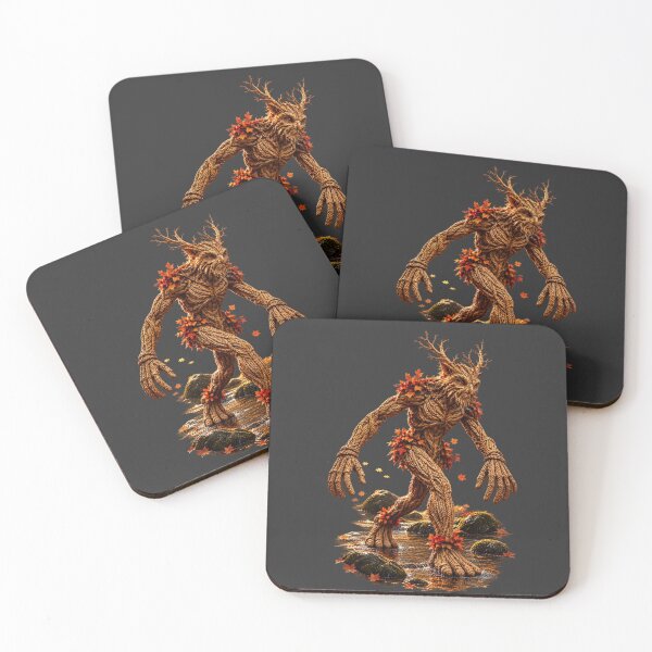 Item preview, Autumn Forest Guardian Crossing the Stream designed and sold by JUTElCONIC.