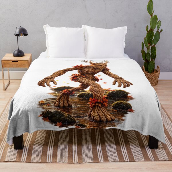 Item preview, Autumn Forest Guardian Crossing the Stream designed and sold by JUTElCONIC.