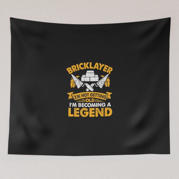 Item preview, Bricklayer Legend Old Not Becoming Humor Craft designed and sold by Mailinh123.