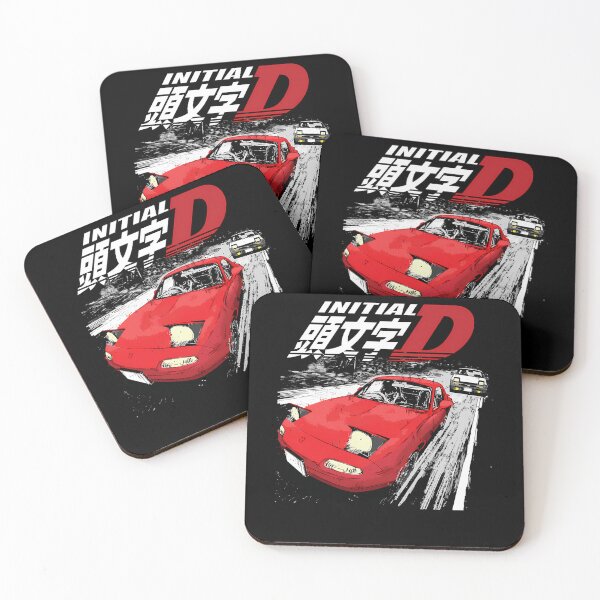 Item preview, Red Japanese Sports Coupe Drifting On Mountain Pass designed and sold by danti96.