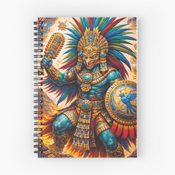 Item preview, Aztec God Huitzilopochtli Painting designed and sold by GalleryKauffeld.