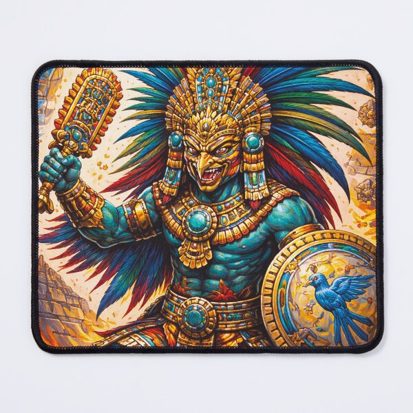 Item preview, Aztec God Huitzilopochtli Painting designed and sold by GalleryKauffeld.