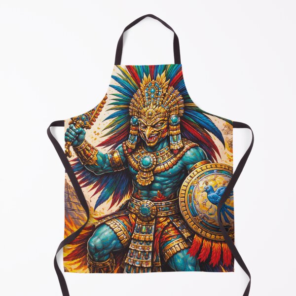 Item preview, Aztec God Huitzilopochtli Painting designed and sold by GalleryKauffeld.