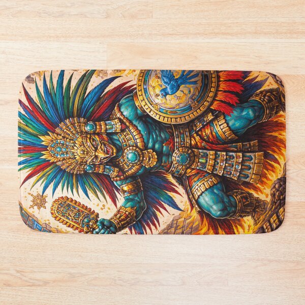 Item preview, Aztec God Huitzilopochtli Painting designed and sold by GalleryKauffeld.