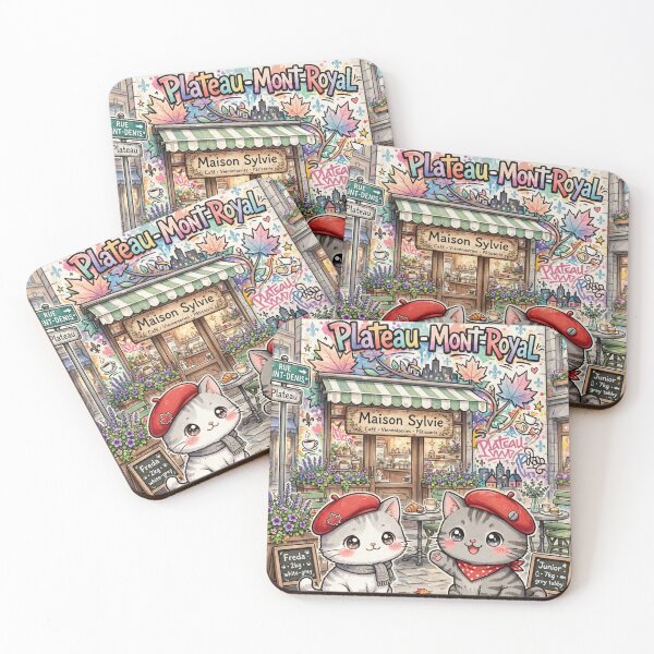 Item preview, Plateau-Mont-Royal Café - Freda and Junior at Maison Sylvie designed and sold by MAISON SYLVIE.