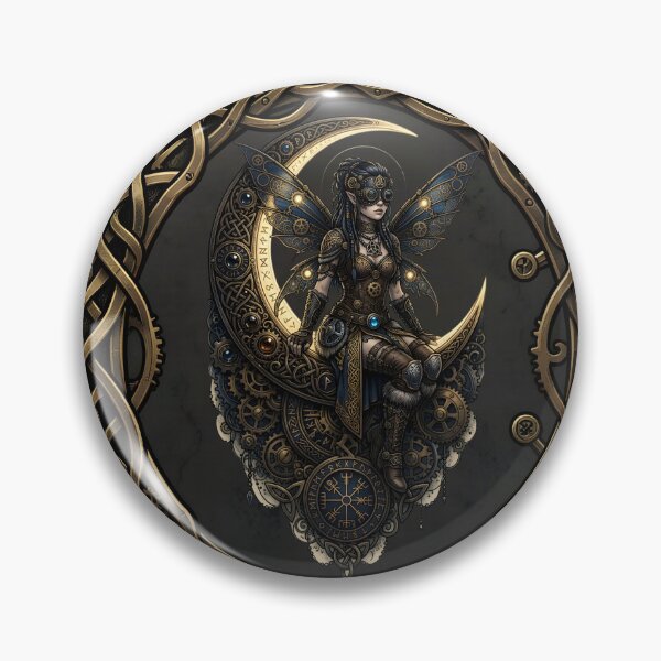 Item preview, Luna's Clockwork Enchantress – Steampunk Fairy Guardian designed and sold by nicky2342.