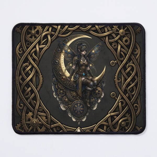 Item preview, Luna's Clockwork Enchantress – Steampunk Fairy Guardian designed and sold by nicky2342.