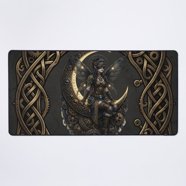 Item preview, Luna's Clockwork Enchantress – Steampunk Fairy Guardian designed and sold by nicky2342.