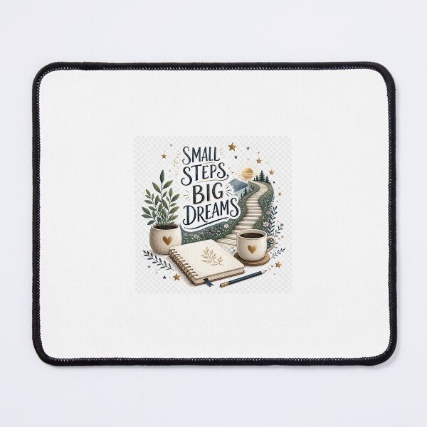 Item preview, Small Steps Big Dreams Motivational Study designed and sold by TibbuTees.