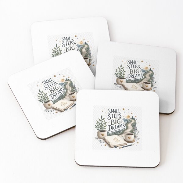 Item preview, Small Steps Big Dreams Motivational Study designed and sold by TibbuTees.