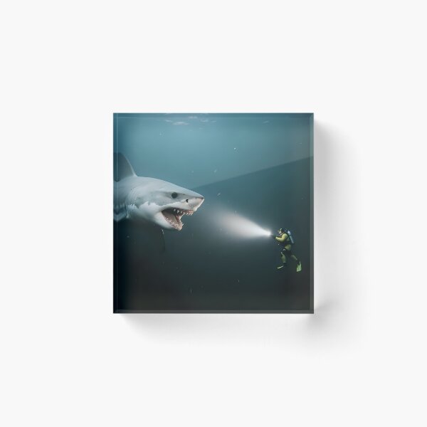 Artikelvorschau, Der Erwachen des Megalodon: Begegnung in der Tiefe entworfen und verkauft von VoidVeilStudio.