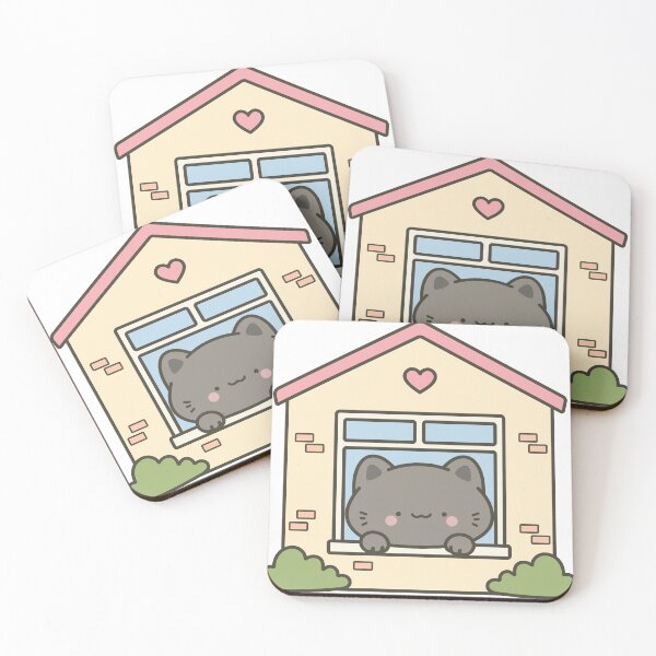 Item preview, Kawaii Cat Waiting at School designed and sold by Partoon-dp.