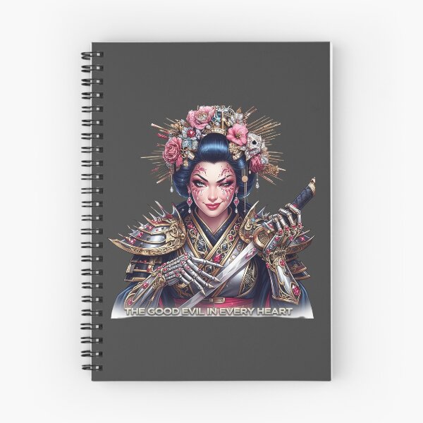 Item preview, Geisha Sword Pauldrons Rubies Peonies designed and sold by Voodoo Store Paranormal Collections.