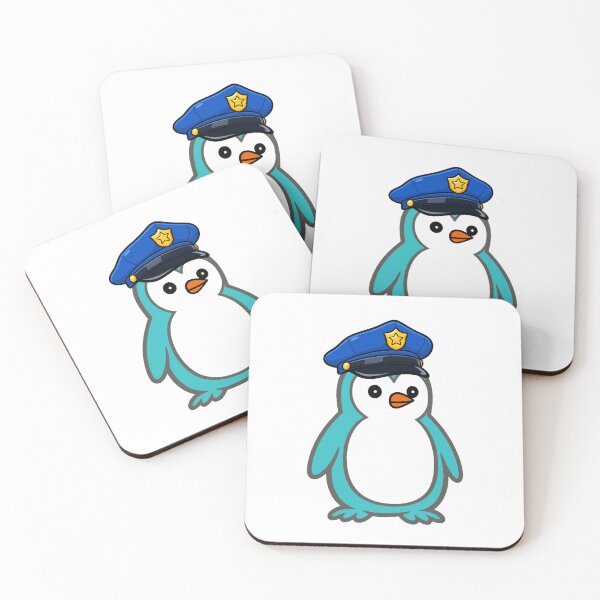 Item preview, Cute Penguin Police Officer – Cartoon Mascot for Kids & Adults designed and sold by Pippo-Penguin.