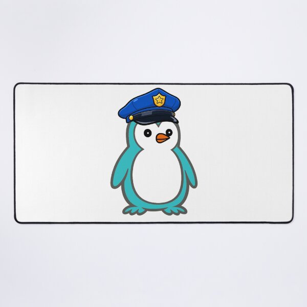 Item preview, Cute Penguin Police Officer – Cartoon Mascot for Kids & Adults designed and sold by Pippo-Penguin.
