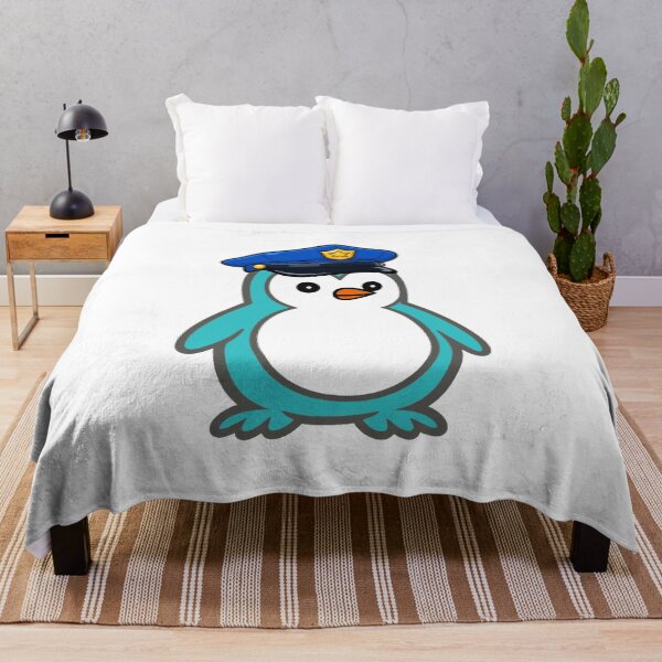 Item preview, Cute Penguin Police Officer – Cartoon Mascot for Kids & Adults designed and sold by Pippo-Penguin.