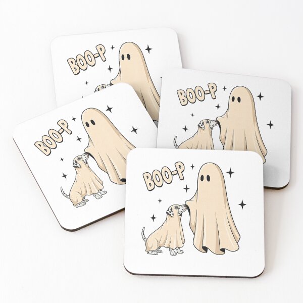 Item preview, Boo-P Cute Dalmatian Ghost Halloween Dog Boop Meme designed and sold by VioletNance.