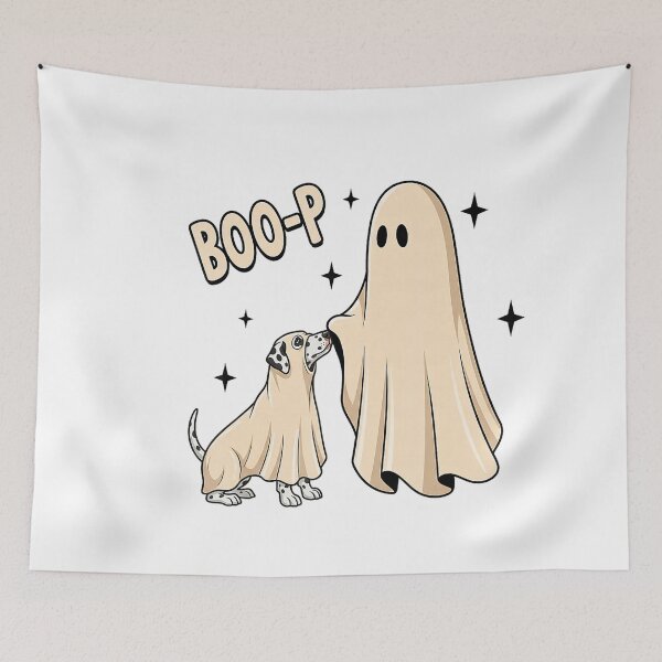 Item preview, Boo-P Cute Dalmatian Ghost Halloween Dog Boop Meme designed and sold by VioletNance.