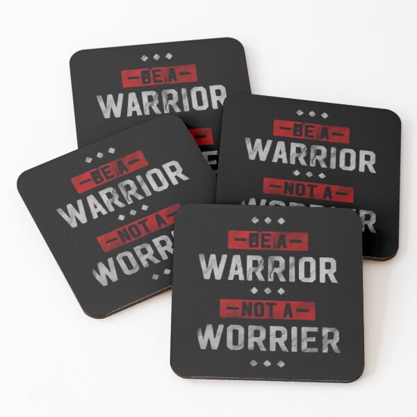 Item preview, Be a Warrior Not a Worrier designed and sold by RajDeals.