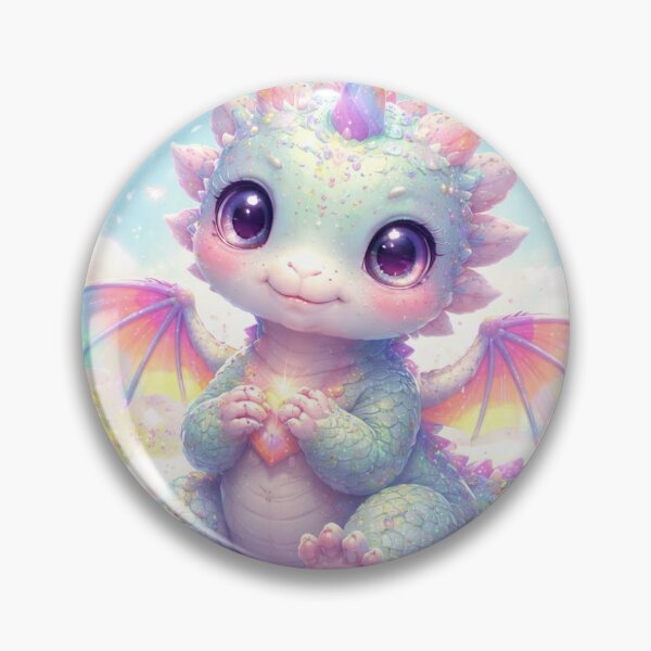 Item preview, A I CUTE BABY DRAGON WITH RAINBOW designed and sold by DeniseFFulmer12.