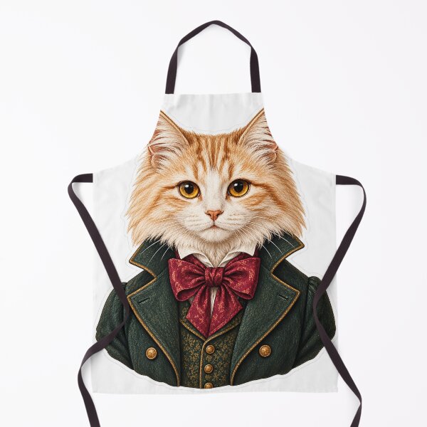 Item preview, Aristocratic Ginger Cat in Victorian Gentleman Outfit designed and sold by ChicClicker.