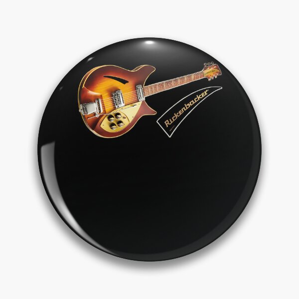 Item preview, Hollowbody Electric Guitar Illustration designed and sold by jasmines art corner.