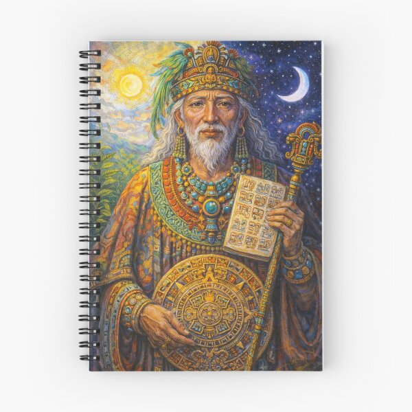 Item preview, Maya God Itzamna painting designed and sold by GalleryKauffeld.