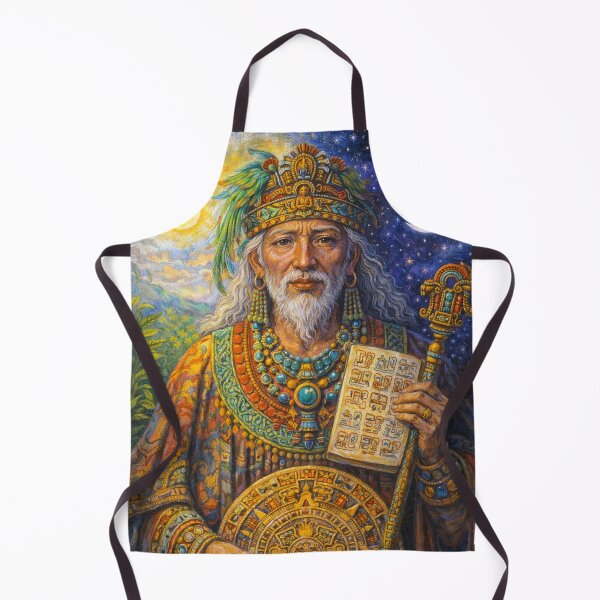 Artikelvorschau, Gemälde des Maya-Gottes Itzamna entworfen und verkauft von GalleryKauffeld.