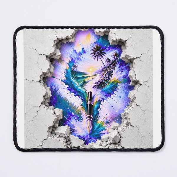 Item preview, Paradise Beyond the Wall – Tropical Beach Escape designed and sold by PetruArtDesigns.
