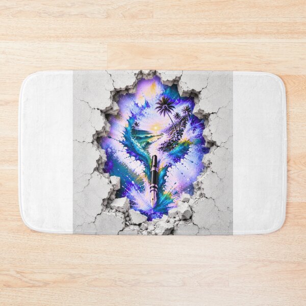 Item preview, Paradise Beyond the Wall – Tropical Beach Escape designed and sold by PetruArtDesigns.