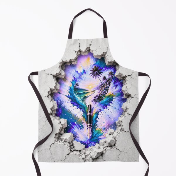 Item preview, Paradise Beyond the Wall – Tropical Beach Escape designed and sold by PetruArtDesigns.