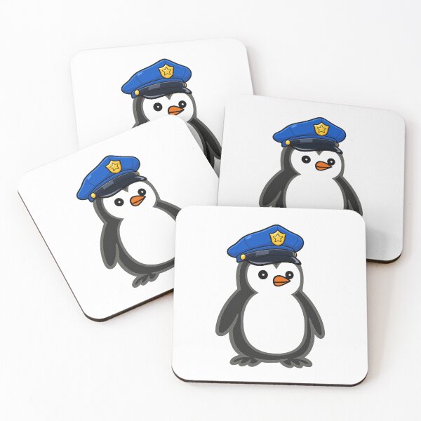Item preview, Cute Penguin Police Officer – Cartoon Mascot for Kids & Adults designed and sold by Pippo-Penguin.