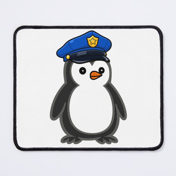 Item preview, Cute Penguin Police Officer – Cartoon Mascot for Kids & Adults designed and sold by Pippo-Penguin.