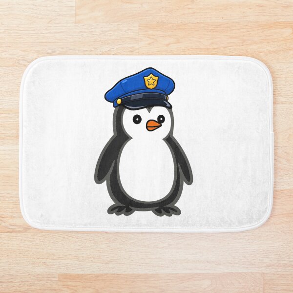 Item preview, Cute Penguin Police Officer – Cartoon Mascot for Kids & Adults designed and sold by Pippo-Penguin.