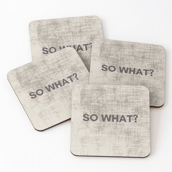 Item preview, So What Bold Statement designed and sold by LifeWithStyle Store.
