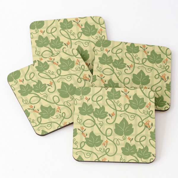 Item preview, Pumpkin Vines - Whimsical Autumn Botanical Gingham Pattern designed and sold by VenusandMoon.