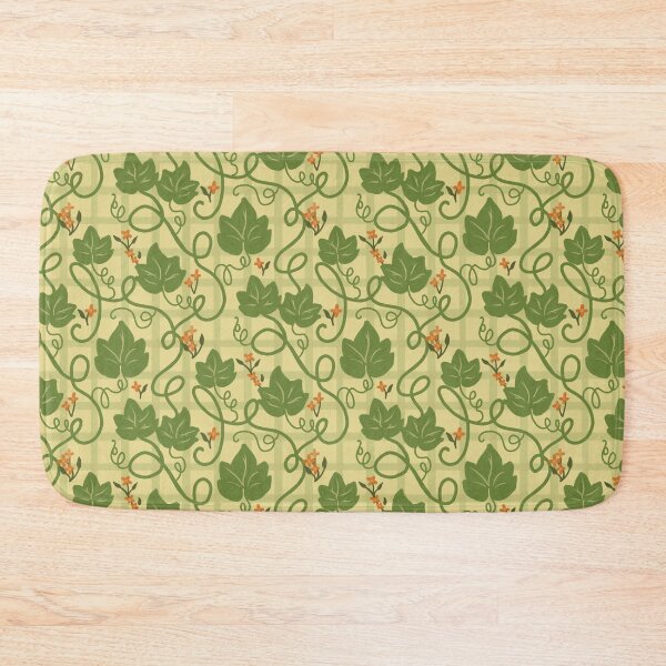 Item preview, Pumpkin Vines - Whimsical Autumn Botanical Gingham Pattern designed and sold by VenusandMoon.