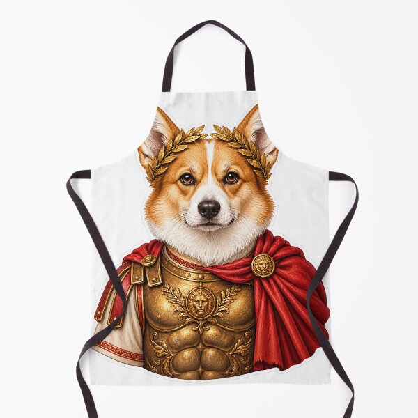 Item preview, Imperial Roman Corgi General in Golden Armor designed and sold by ChicClicker.