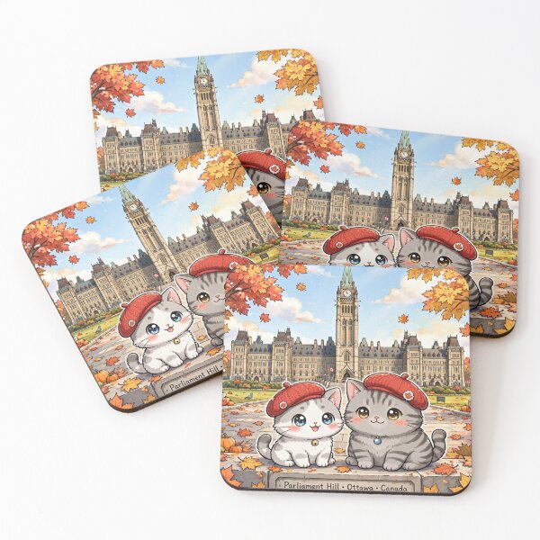 Item preview, Parliament Hill Autumn - Freda and Junior in Ottawa Canada designed and sold by MAISON SYLVIE.