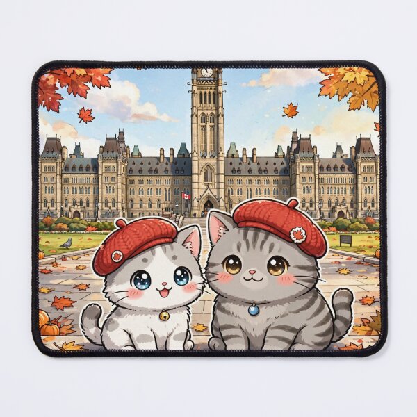 Item preview, Parliament Hill Autumn - Freda and Junior in Ottawa Canada designed and sold by MAISON SYLVIE.