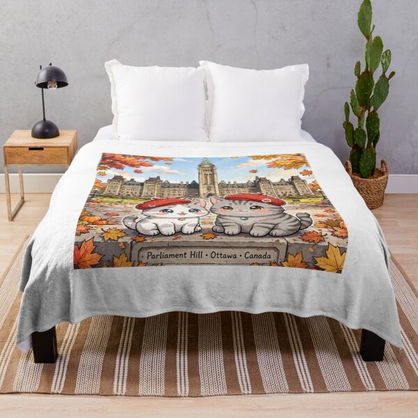 Item preview, Parliament Hill Autumn - Freda and Junior in Ottawa Canada designed and sold by MAISON SYLVIE.