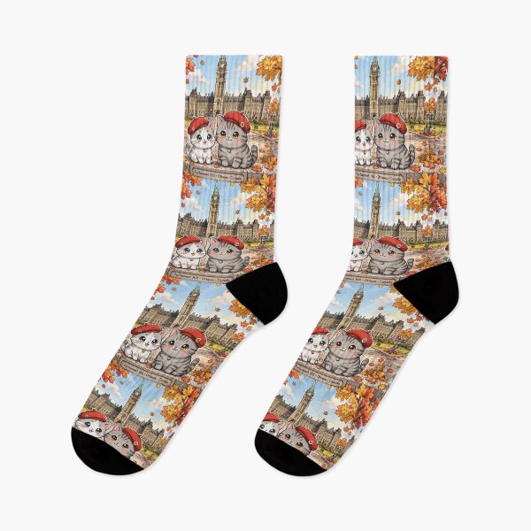 Item preview, Parliament Hill Autumn - Freda and Junior in Ottawa Canada designed and sold by MAISON SYLVIE.