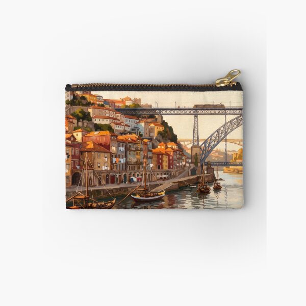 Item preview, Ribeira & Dom Luís I Bridge Porto designed and sold by RedPeaStudio.