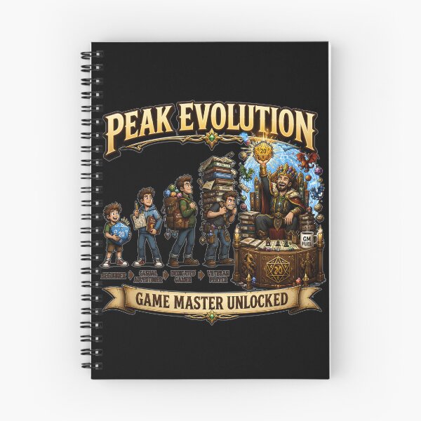 Item preview, Peak Evolution Game Master Achieved Funny DND RPG designed and sold by BadhbhLoot.
