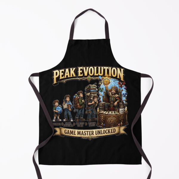 Item preview, Peak Evolution Game Master Achieved Funny DND RPG designed and sold by BadhbhLoot.