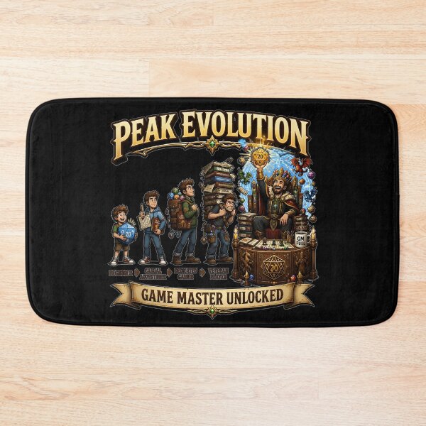 Item preview, Peak Evolution Game Master Achieved Funny DND RPG designed and sold by BadhbhLoot.